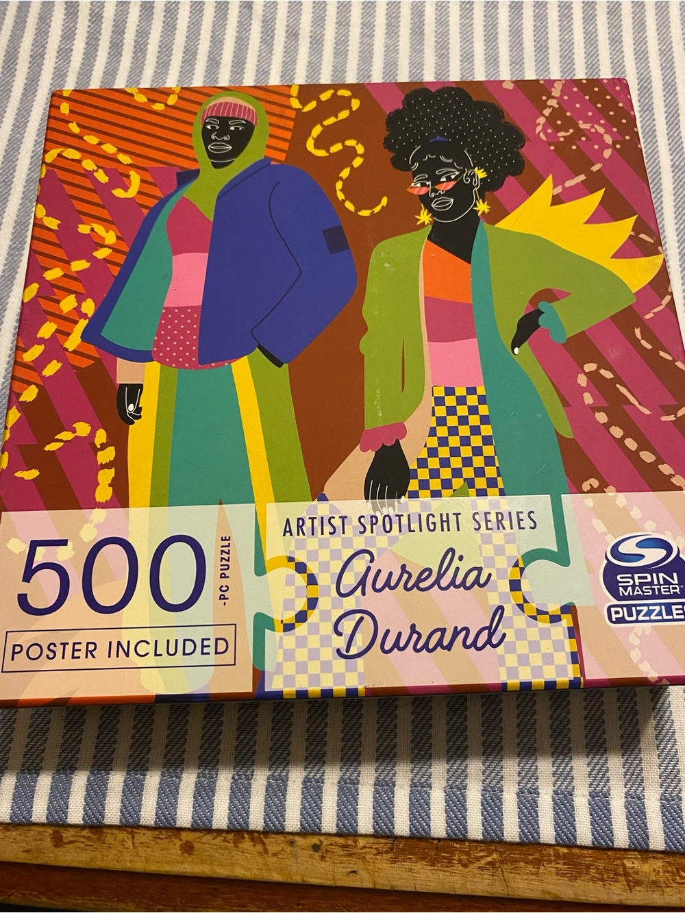 Aurelia Durand 500-Piece Colorful Fashion Illustration Puzzle - Spin Master